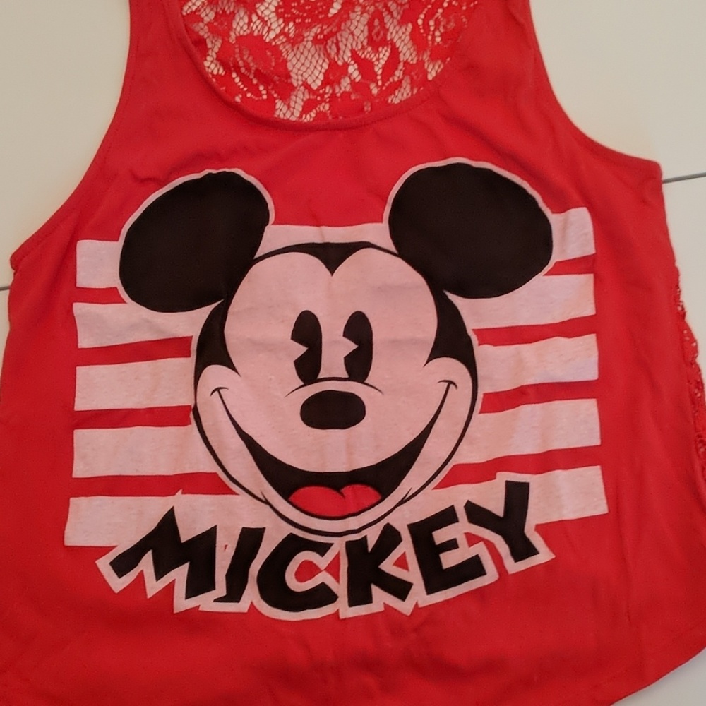 Mickey Tank with lace back
